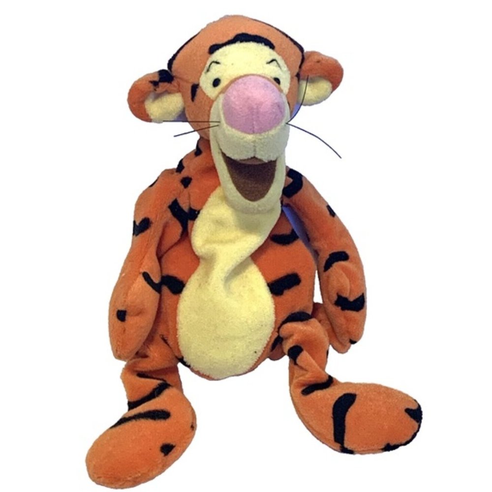 Tigger Mini Bean Bag Plush Disney Store Winnie The Pooh Stuffed Animal 9" Tall